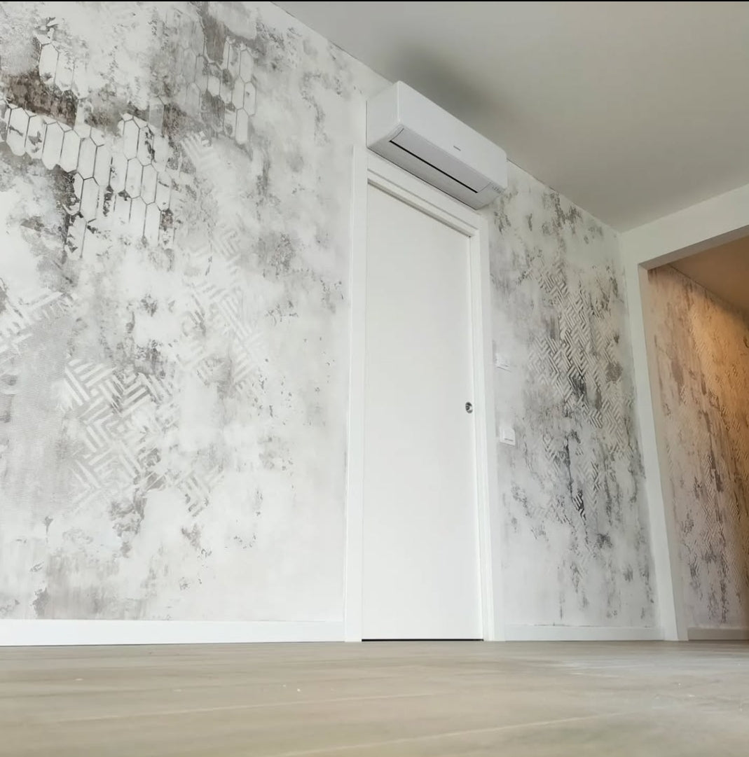 Set for decorating walls for plaster and paint 34 (Geometry 77 + Geometry 11) 0.3-1 mm (N00034)