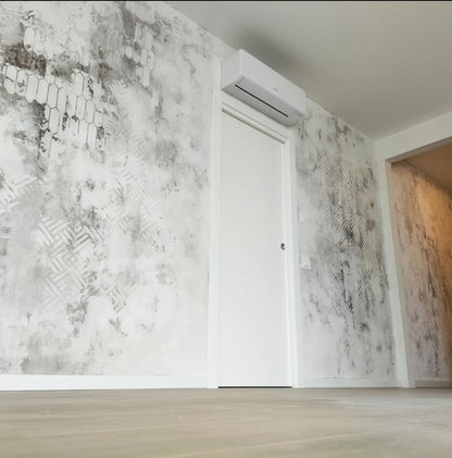 Set for decorating walls for plaster and paint 34 (Geometry 77 + Geometry 11) 0.3-1 mm (N00034)