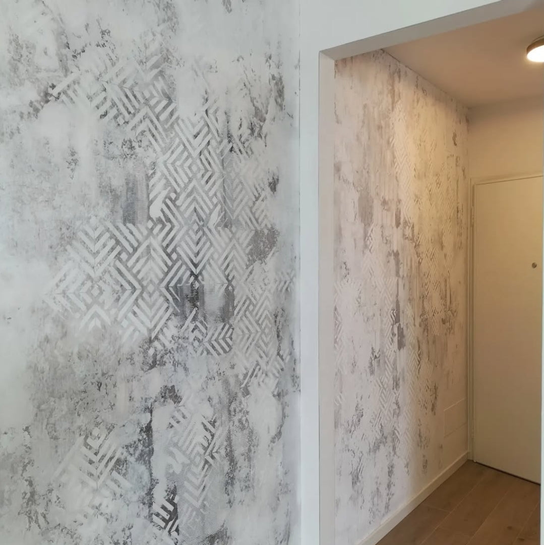 Set for decorating walls for plaster and paint 34 (Geometry 77 + Geometry 11) 0.3-1 mm (N00034)