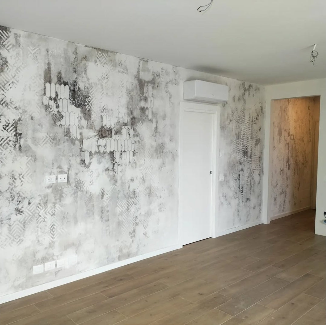 Set for decorating walls for plaster and paint 34 (Geometry 77 + Geometry 11) 0.3-1 mm (N00034)