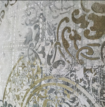 Wall decoration set for plaster and paint 35 (Oriental pattern 21 + Round pattern 14 + Square pattern 11) 0.3-1 mm (N00035)