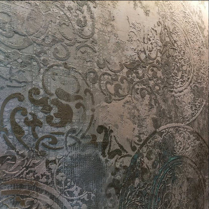 Wall decoration set for plaster and paint 35 (Oriental pattern 21 + Round pattern 14 + Square pattern 11) 0.3-1 mm (N00035)