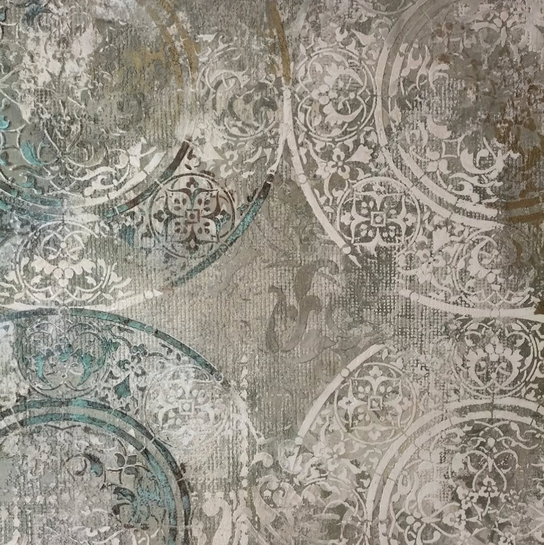 Wall decoration set for plaster and paint 35 (Oriental pattern 21 + Round pattern 14 + Square pattern 11) 0.3-1 mm (N00035)