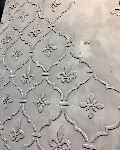 Set for plaster and paint wall decoration 5 Stencils DFA (Round pattern 6 + Oriental pattern 2) 0.3-1 mm (N00005)