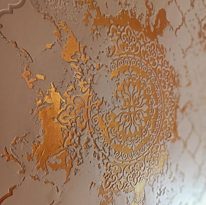 Set of stencils DFA decor for plaster and paint (Round 6 + Eastern 82) 0.3-1 mm (N00093)