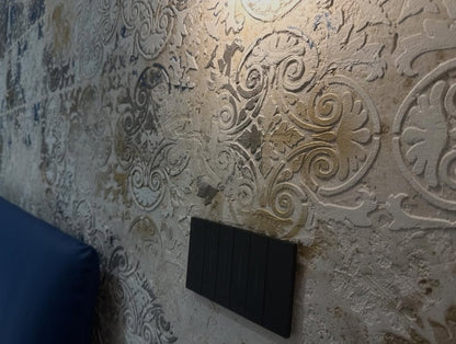 Wall decoration set for plaster and paint 3 DFA stencils (Square pattern 36 + Round pattern 67) 0.3-1 mm (N00003)