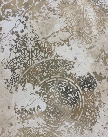 Set of stencils DFA for plaster and paint (Damask 22 + Round 14 + Eastern 18) 0.3-1 mm (N00064)