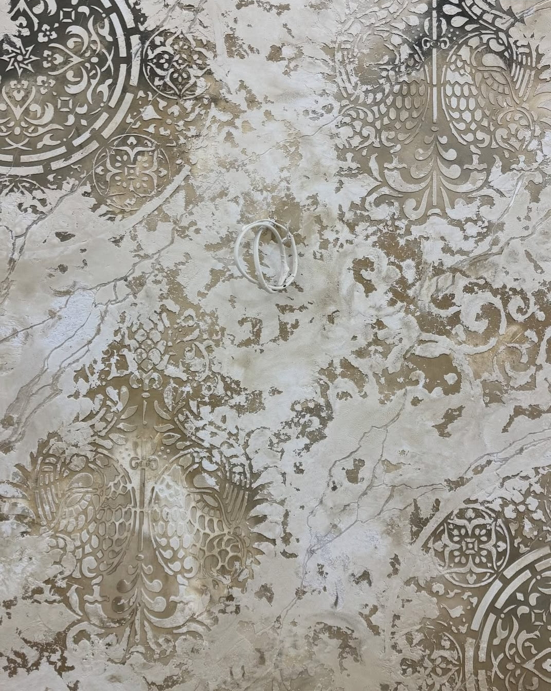 Set of stencils DFA for plaster and paint (Damask 22 + Round 14 + Eastern 18) 0.3-1 mm (N00064)