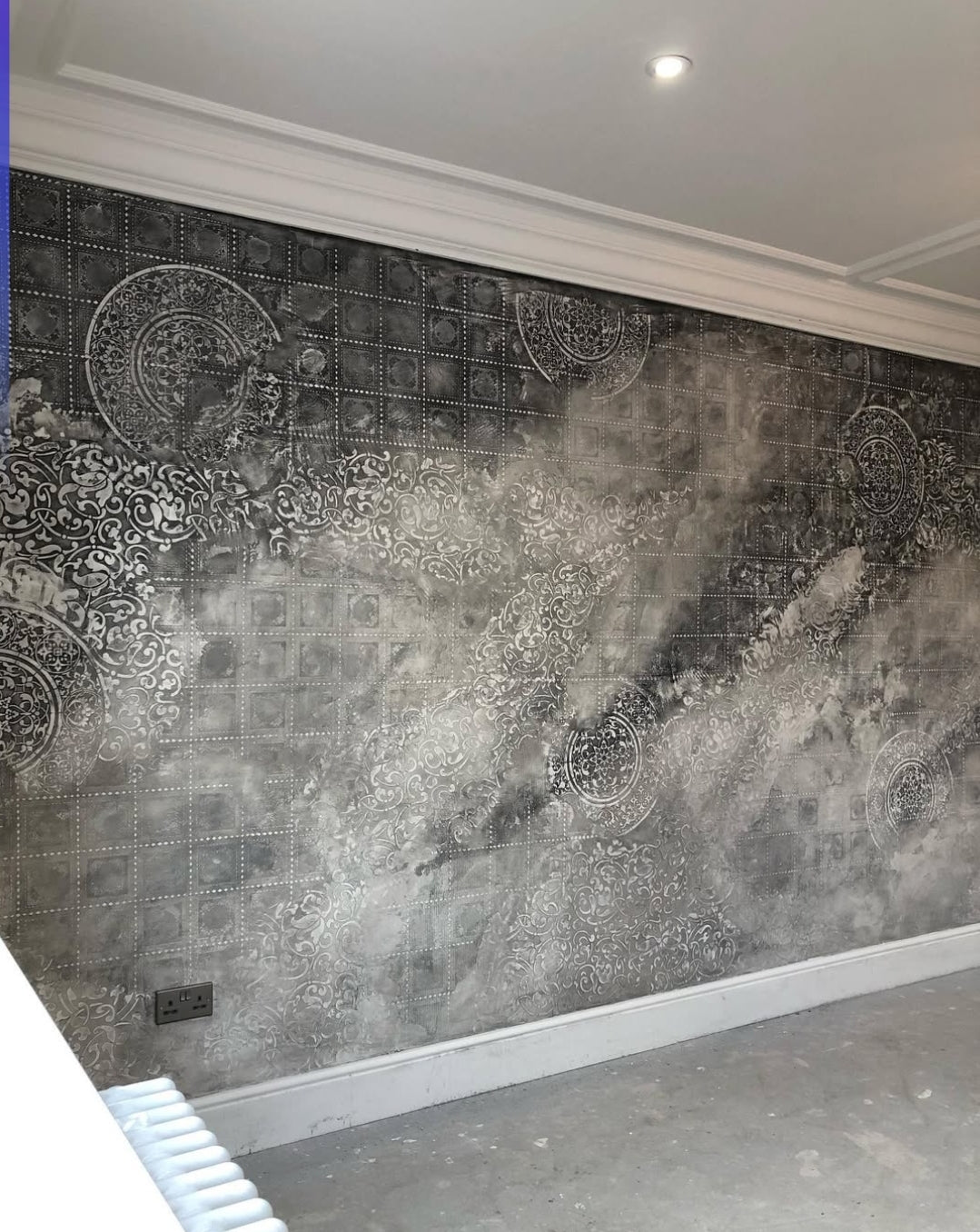 Set of stencils DFA (Round 14 + Square 131 + East 21) for plaster and paint 0.3-1 mm (N00099)