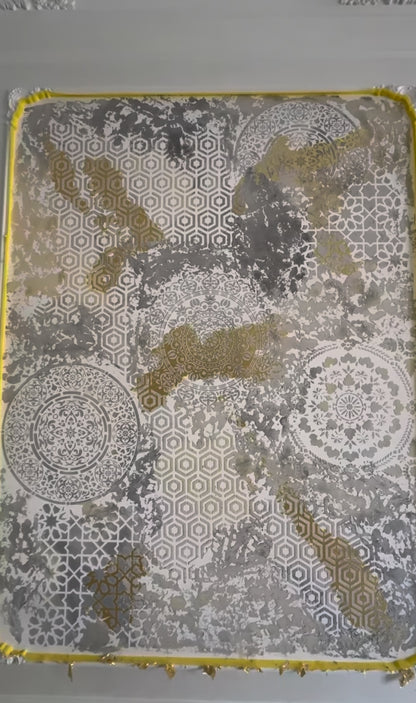 Set of stencils DFA (Round 54 + Square 13 + Geometry 25) for plaster and paint 0.3-1 mm (N00042)