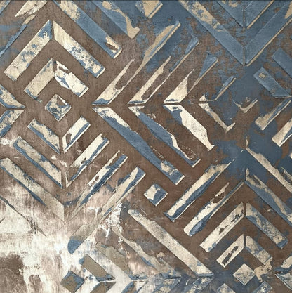 A set of stencils for wall decoration (Geometry 11 + Geometry 25) for plaster and paint 0.3-1 mm (N00097)