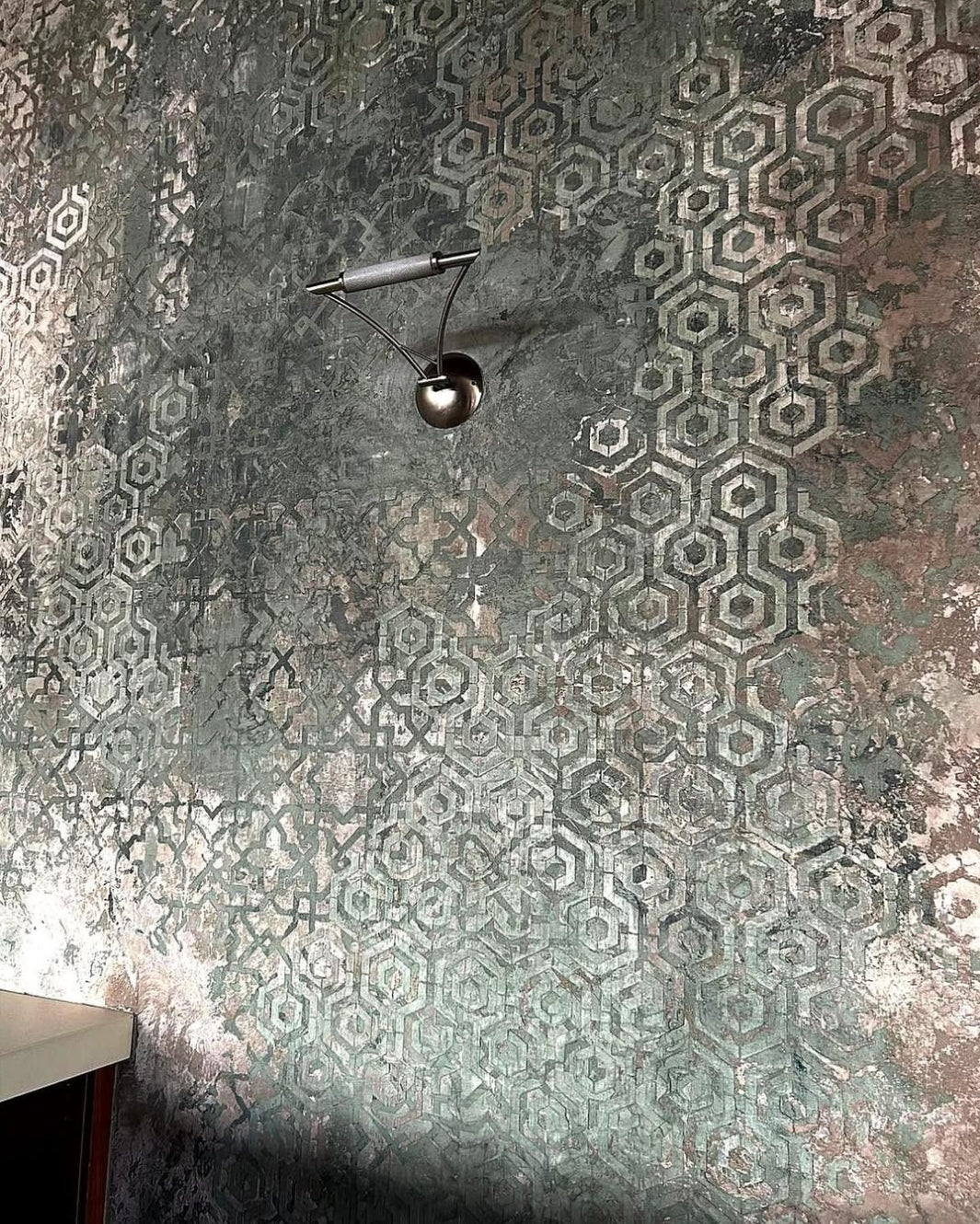 A set of stencils for wall decoration (East 72 + Geometry 25) for plaster and paint 0.3-1 mm (N00040)