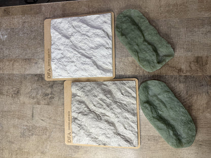 Become a decoration master: set of 2 stamps DFA Masanka for stylish relief patterns (H00003)