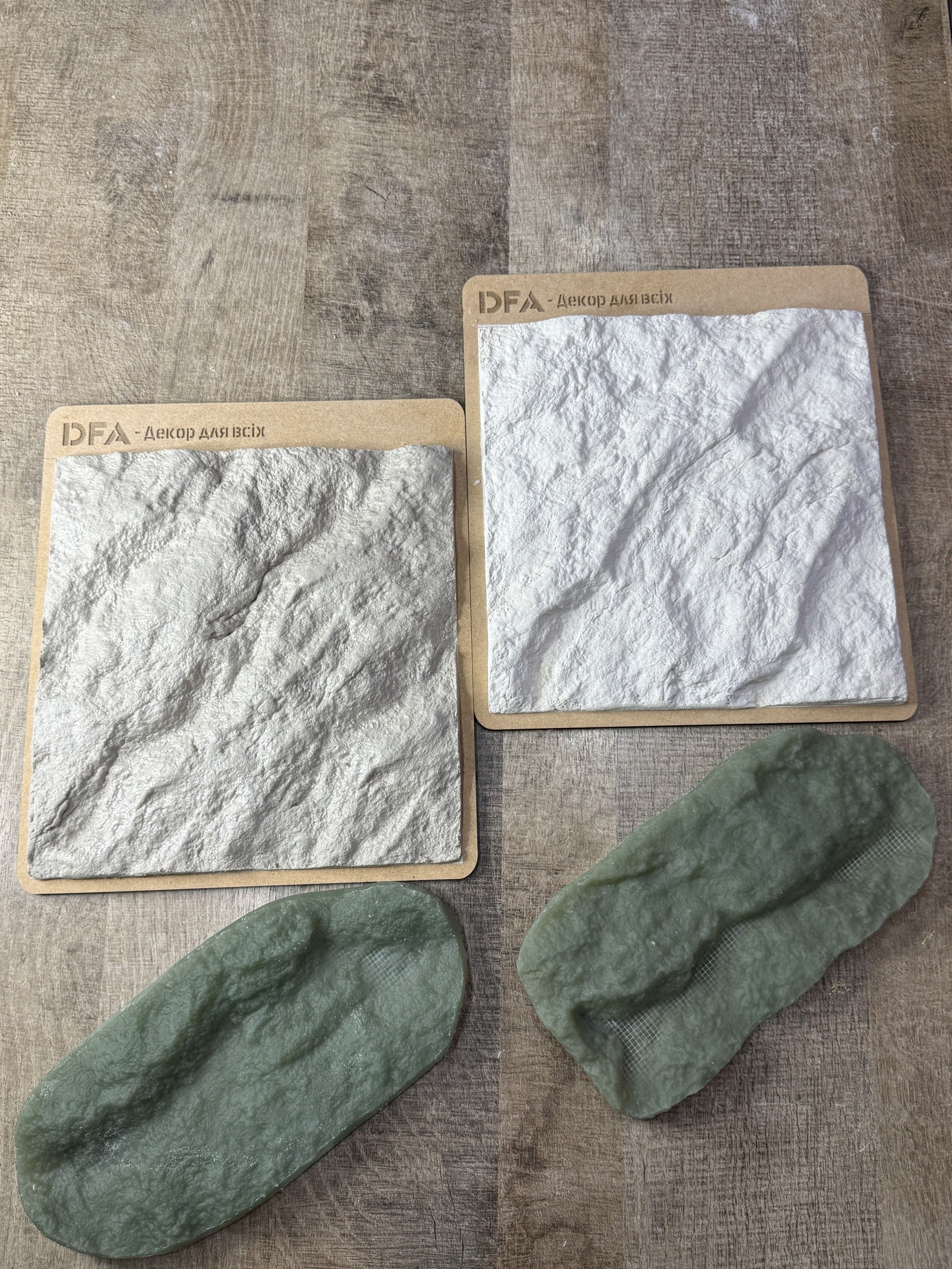 Become a decoration master: set of 2 stamps DFA Masanka for stylish relief patterns (H00003)