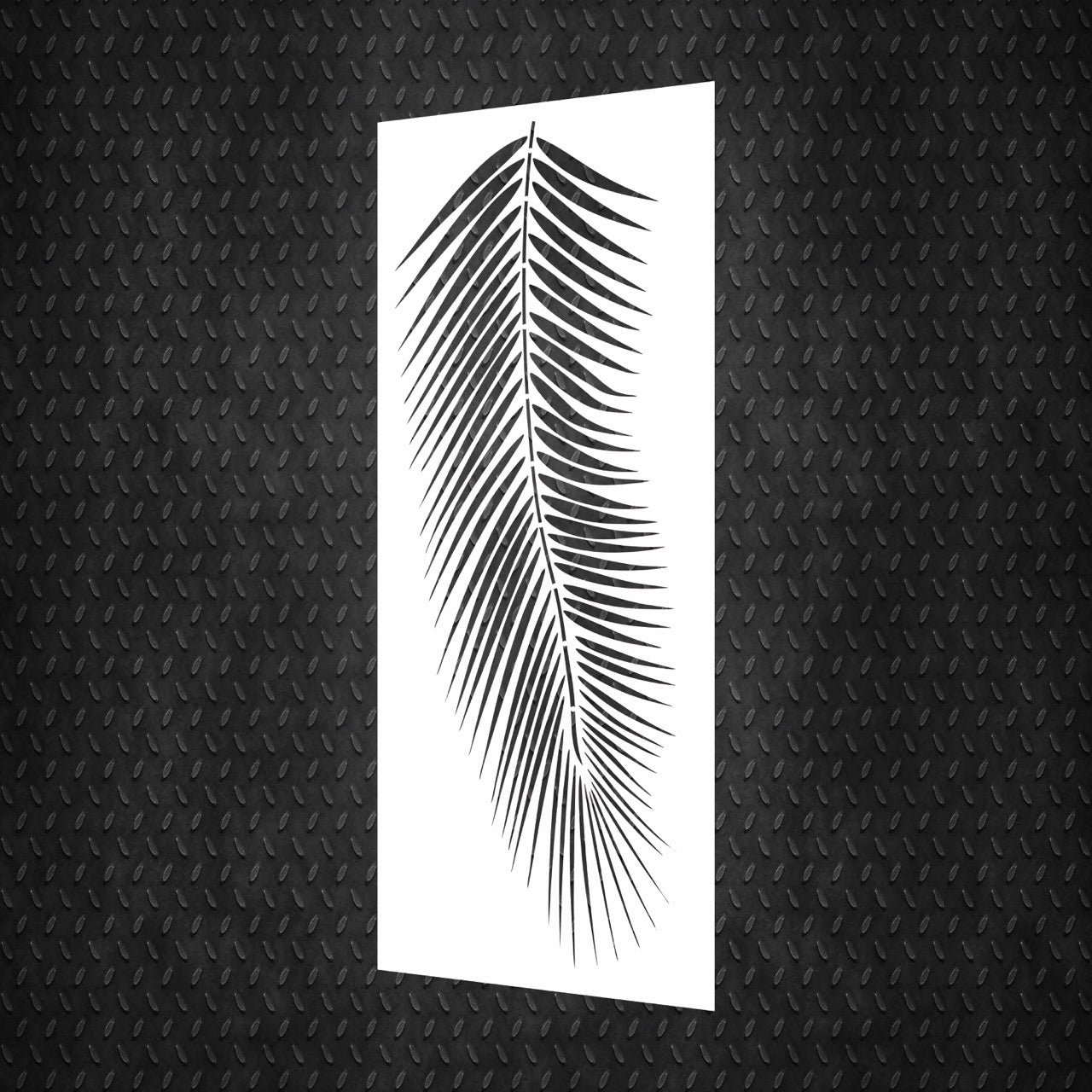 Stencil DFA for decoration Nature Palm leaf for plaster and paint 0.3-1mm (Р00110)