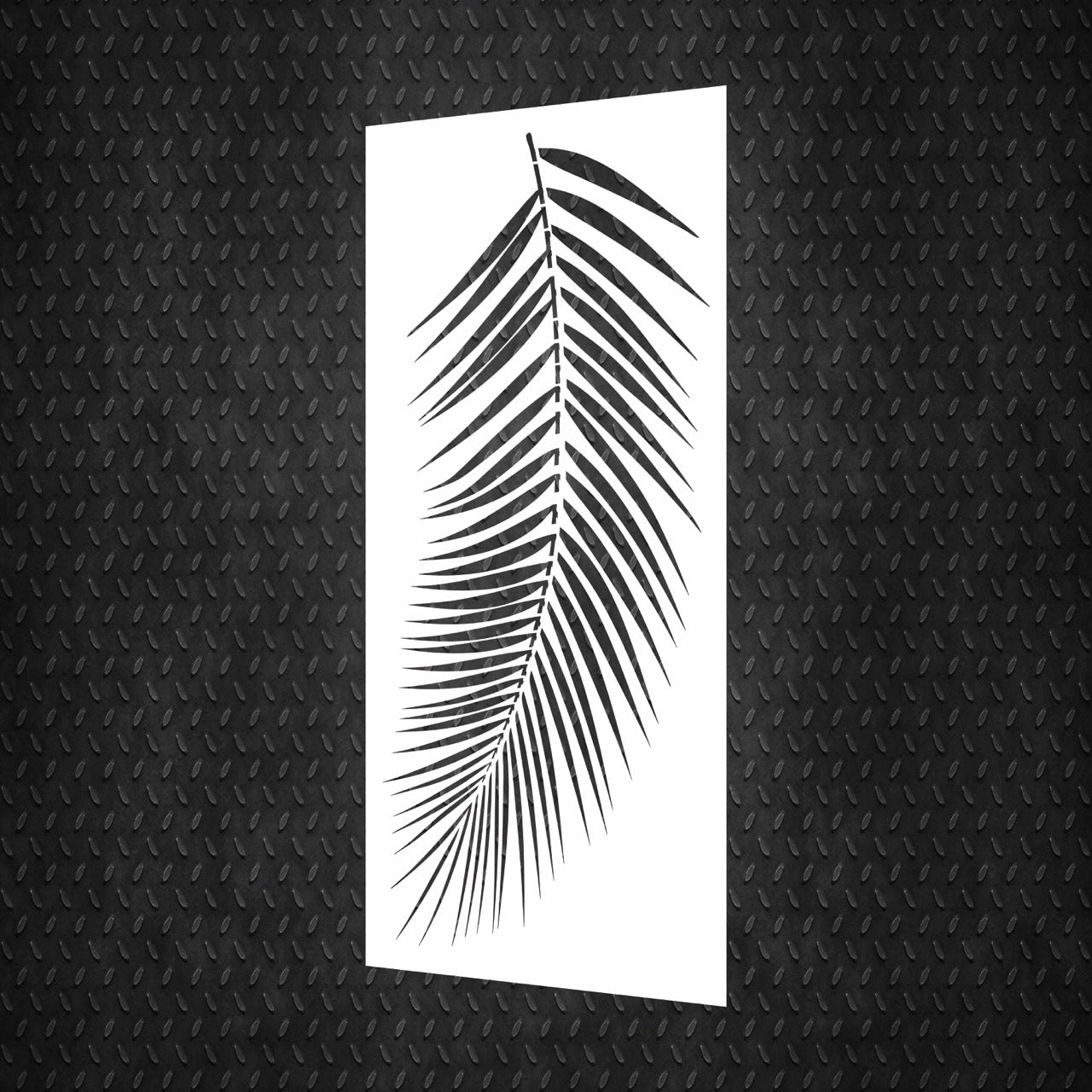 Stencil DFA for decoration Nature Palm leaf for plaster and paint 0.3-1mm (Р00111)