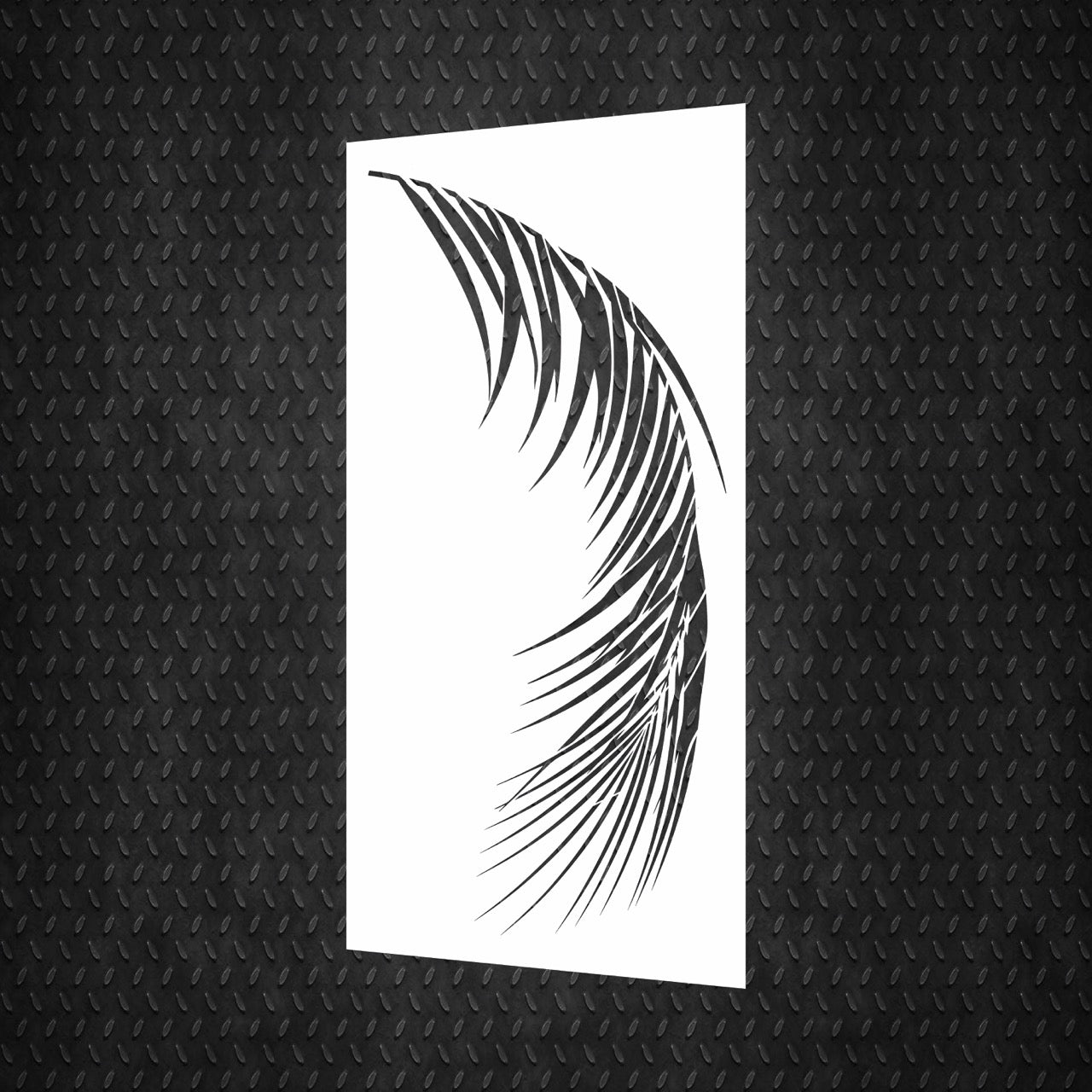 Stencil DFA for decoration Nature Palm leaf for plaster and paint 0.3-1mm (Р00112)