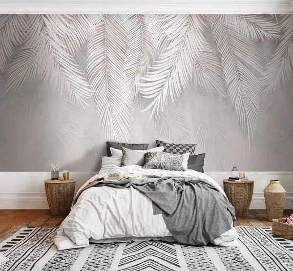 Stencil DFA for decoration Nature Palm leaf for plaster and paint 0.3-1mm (Р00112)