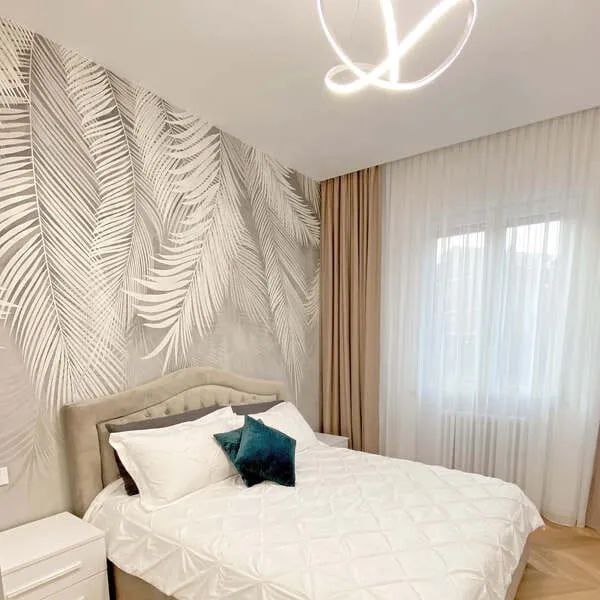 Stencil DFA for decoration Nature Palm leaf for plaster and paint 0.3-1mm (Р00113)