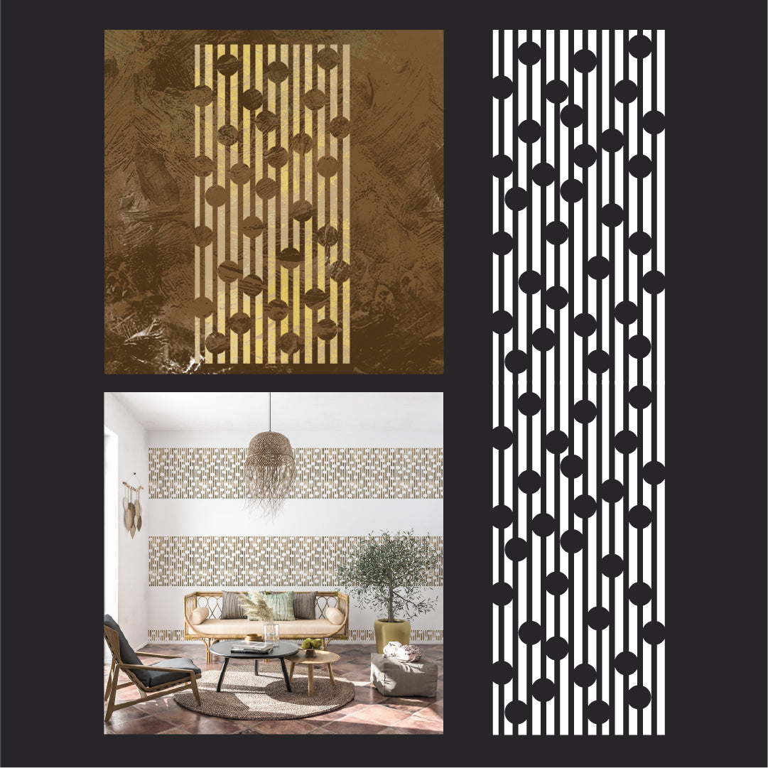 Not just a pattern: DFA geometric stencil - the basis of a modern interior 0.3-1 mm (G00158)