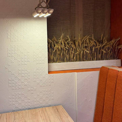 Ornament with character: "Embroidery" stencil for wall and furniture decoration 0.3-1 mm (Z00071)