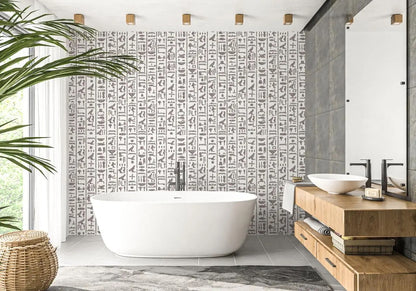 Stencils DFA Egyptian hieroglyphs 2. For interior and exterior work for putty and paint 0.3-1mm (X00053)