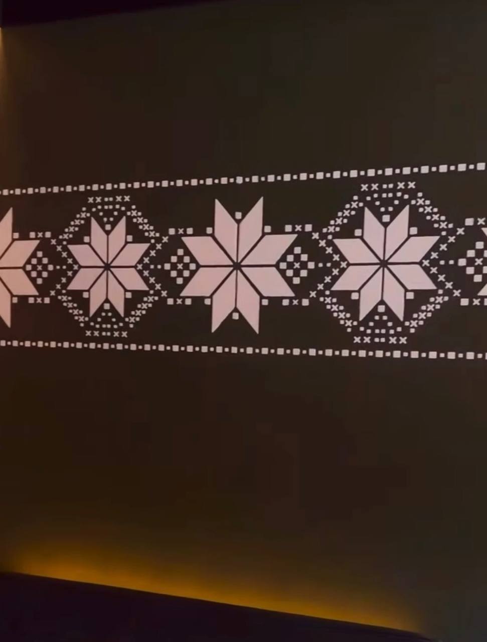 Stylish Ukrainian ornament easily with DFA Vyshyvanka stencil 0.3-1 mm (Z00088)