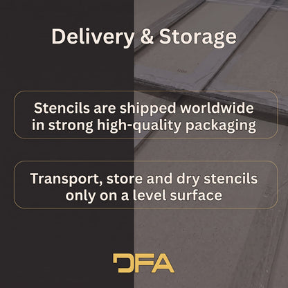 Crane Wall Stencil — DFA Stencil for Vibrant Decor, 0.3–1 mm (J00077)