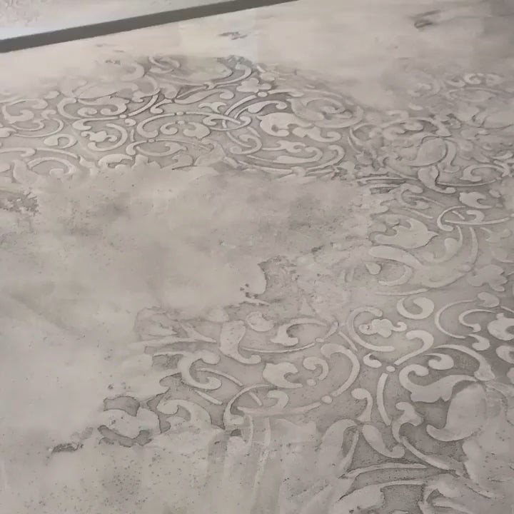 DFA Set of stencils (Round 14 + Eastern 21) wall decor for plaster and paint 0.3-1 mm (N00131)