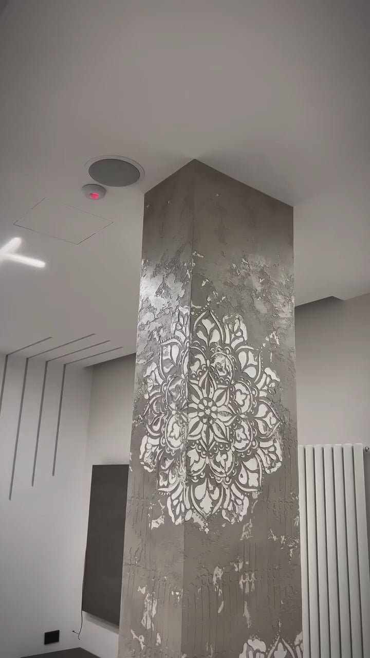 Set for wall decoration DFA (Geometry 71 + Round 117) for plaster and paint 0.3-1 mm (N00086)
