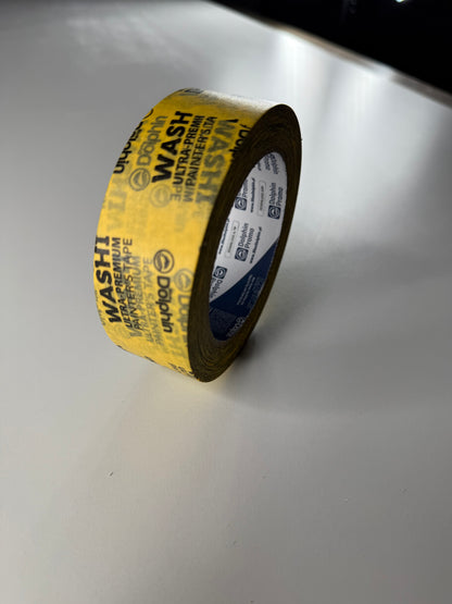Professional painting tape Dolphin Washi Tape (TM Blue Dolphin) Ultra Premium, yellow 35 mm x 50 m