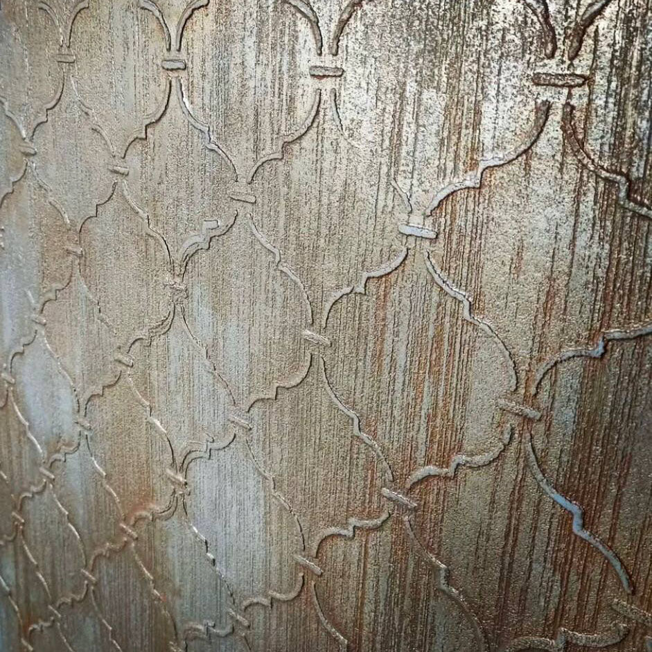 Luxurious ornament without extra expenses - stencil DFA Oriental pattern 0.3-1 mm (V00001)