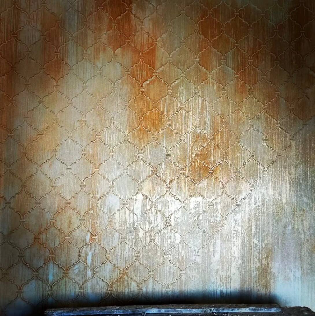 Luxurious ornament without extra expenses - stencil DFA Oriental pattern 0.3-1 mm (V00001)