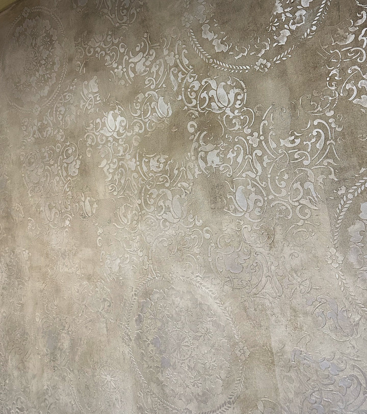 Quality stencil for decoration DFA oriental pattern, for putty and paint, 0.3-1mm (V00021)