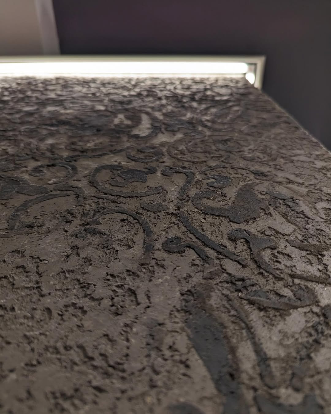 Quality stencil for decoration DFA oriental pattern, for putty and paint, 0.3-1mm (V00021)