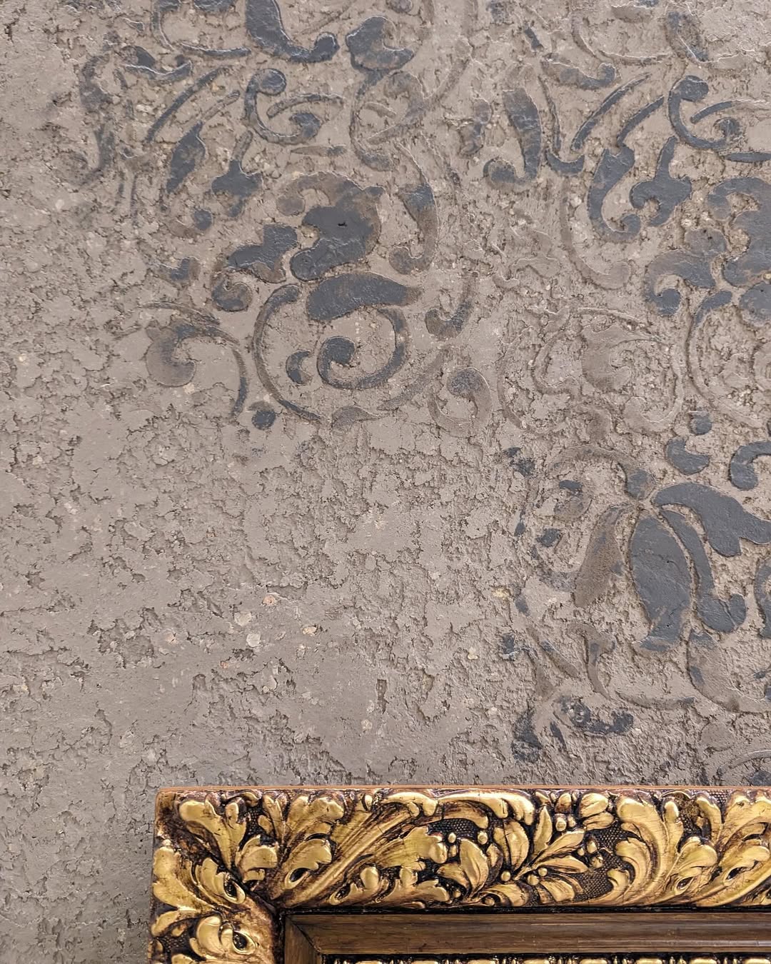 Quality stencil for decoration DFA oriental pattern, for putty and paint, 0.3-1mm (V00021)