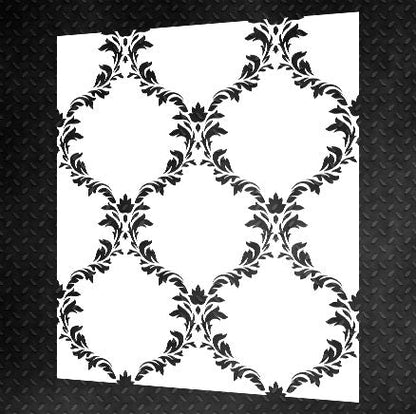 Eastern aesthetics in decoration - easy with reusable DFA stencil 0.3-1 mm (V00005)