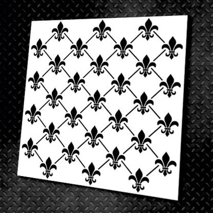 Oriental ornament easily and precisely - stencil DFA for paint and plaster 0.3-1 mm (V000010-d)