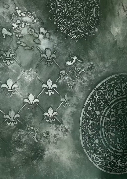 Oriental ornament easily and precisely - stencil DFA for paint and plaster 0.3-1 mm (V000010-d)