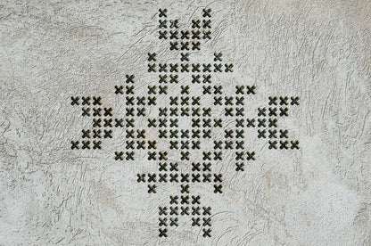 Wall as a talisman: DFA 3D stencil "Embroidery" for patriotic design 0.3-1 mm (Z00078)