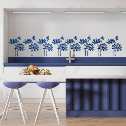 Create an atmosphere of calm with DFA Stencil Lotus 0.3-1 mm (P00164)