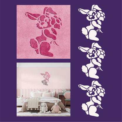 Create a magical nursery with the DFA Bunny stencil! 0.3-1 mm (E00069)