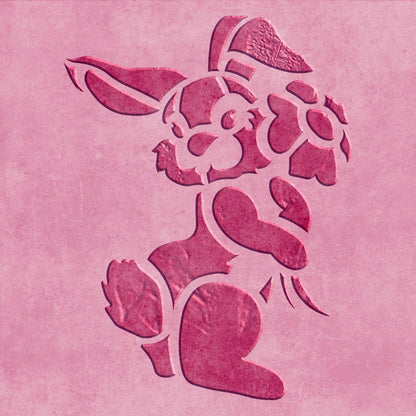 Create a magical nursery with the DFA Bunny stencil! 0.3-1 mm (E00069)