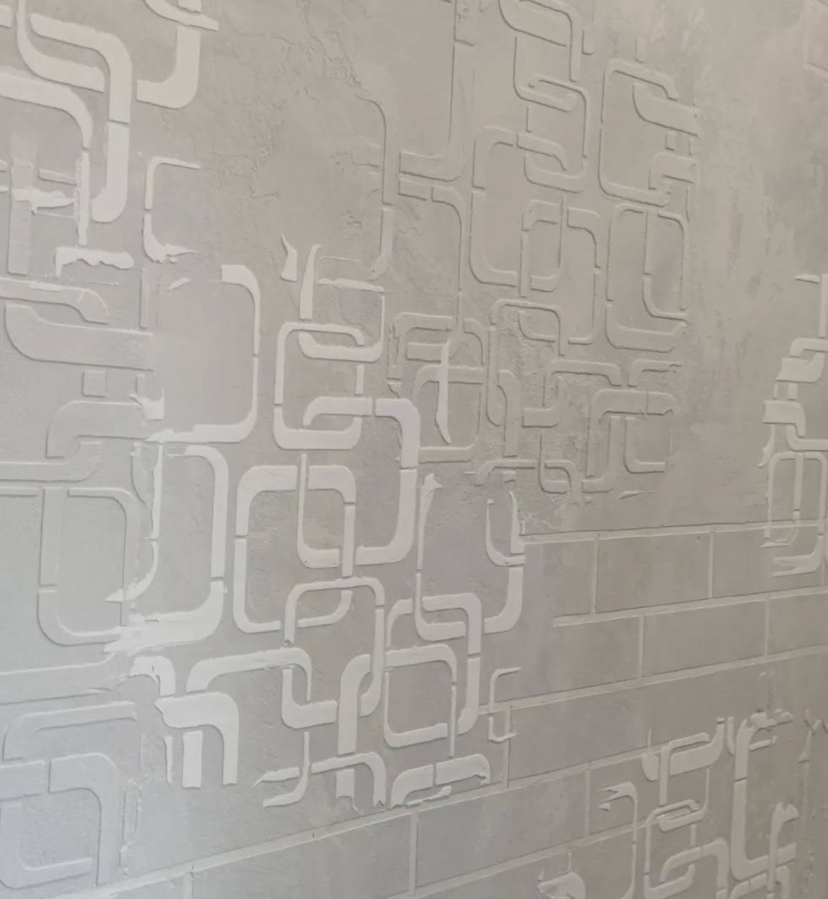 Create a dynamic interior: Geometric ornaments for decorative plaster 0.3-1 mm (G00013)