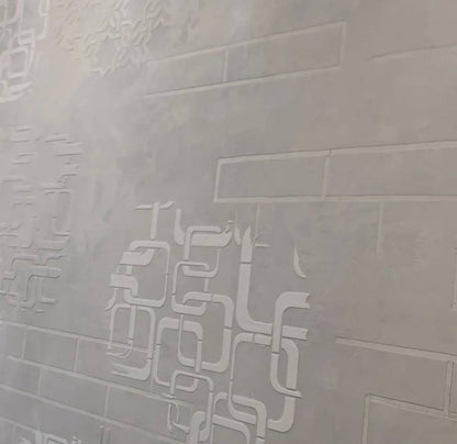 Create a dynamic interior: Geometric ornaments for decorative plaster 0.3-1 mm (G00013)