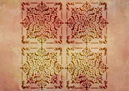 Create a stylish design with the DFA Stencil Square Pattern 0.3-1mm (K00124)