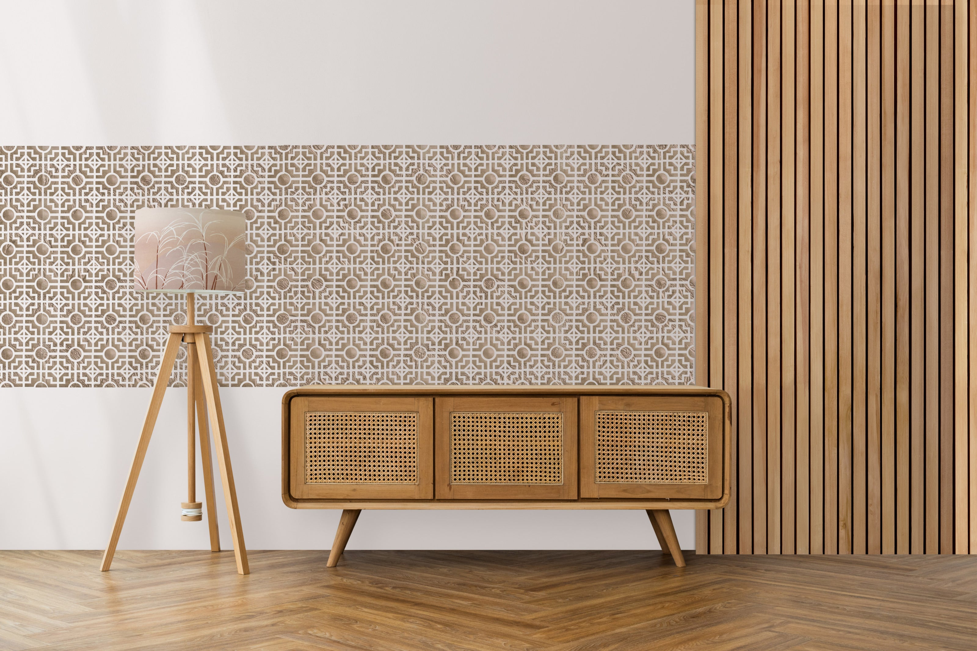 Create modern designs easily with the DFA Geometric Pattern 0.3-1 mm stencil (G00162)