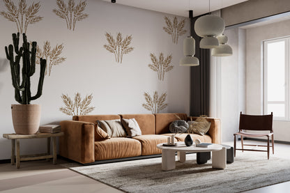 Style and natural beauty in the interior with the DFA Ears 0.3-1 mm stencil (P00175)