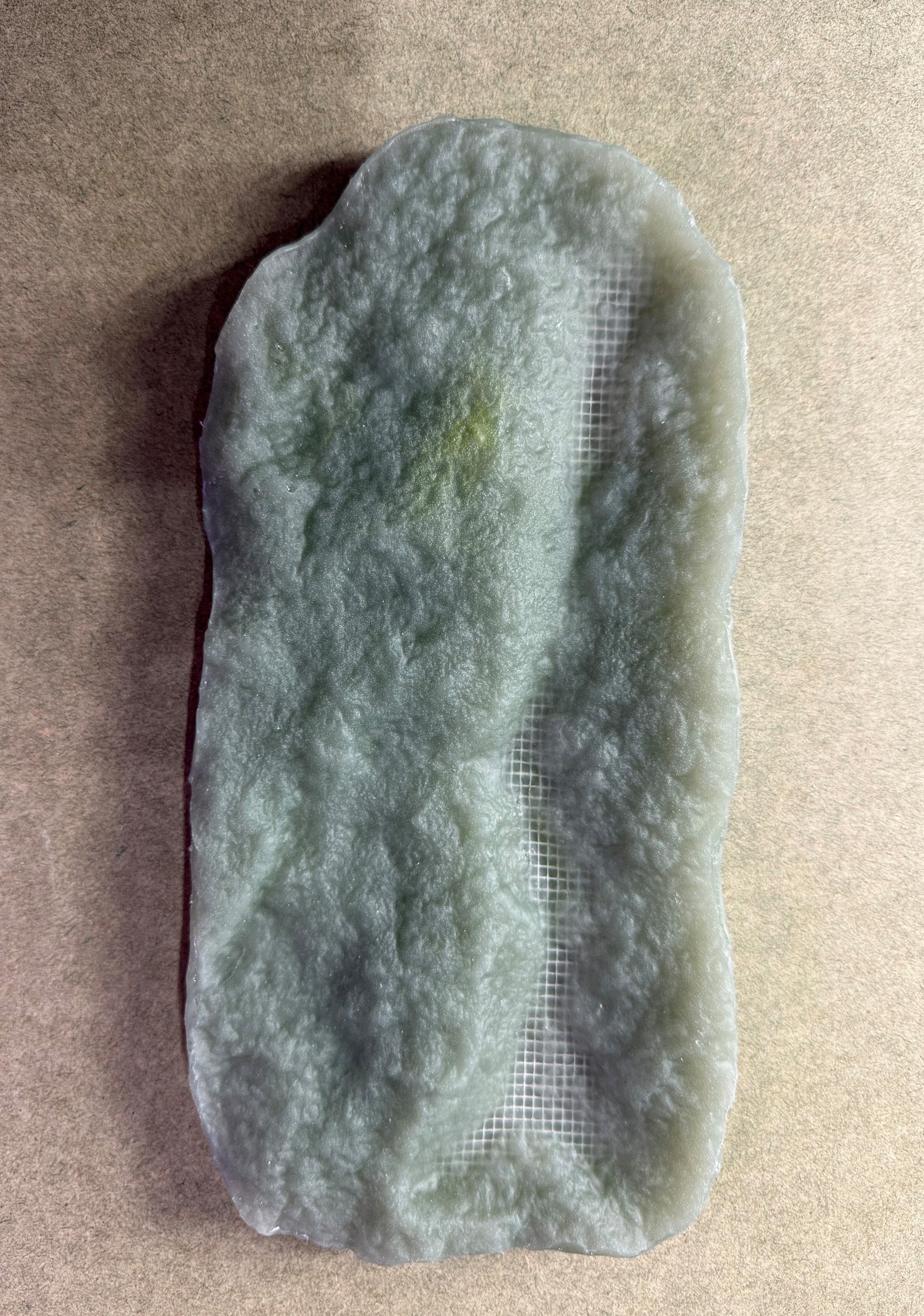 Silicone matrix for decoration DFA Paint brush with handle green 4 thickness 20 mm (W00043)