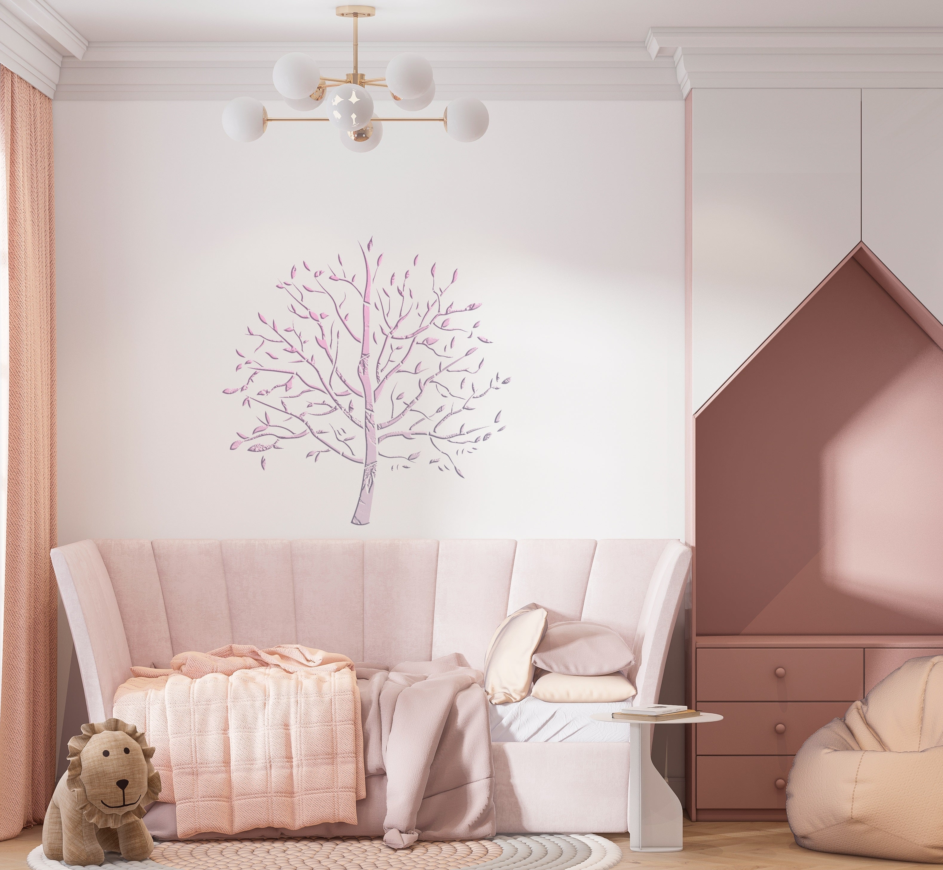 DFA Stencil Tree with Leaves: Add natural harmony and comfort to your home 0.3-1 mm (P00171)
